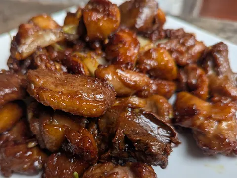 Gà chiên mắm